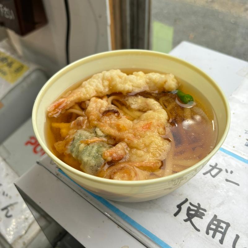 天ぷらそば(丸美屋自販機コーナー)