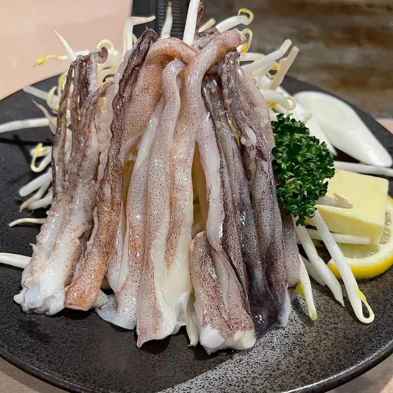 いかげそバター(もんじゃ 鉄板焼 えびすや)