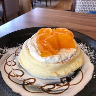 きよみオレンジのリコッタパンケーキ(高倉町珈琲 清瀬店)