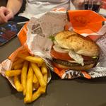 モッツァバーガーセット(Ａ＆Ｗ 牧港店)