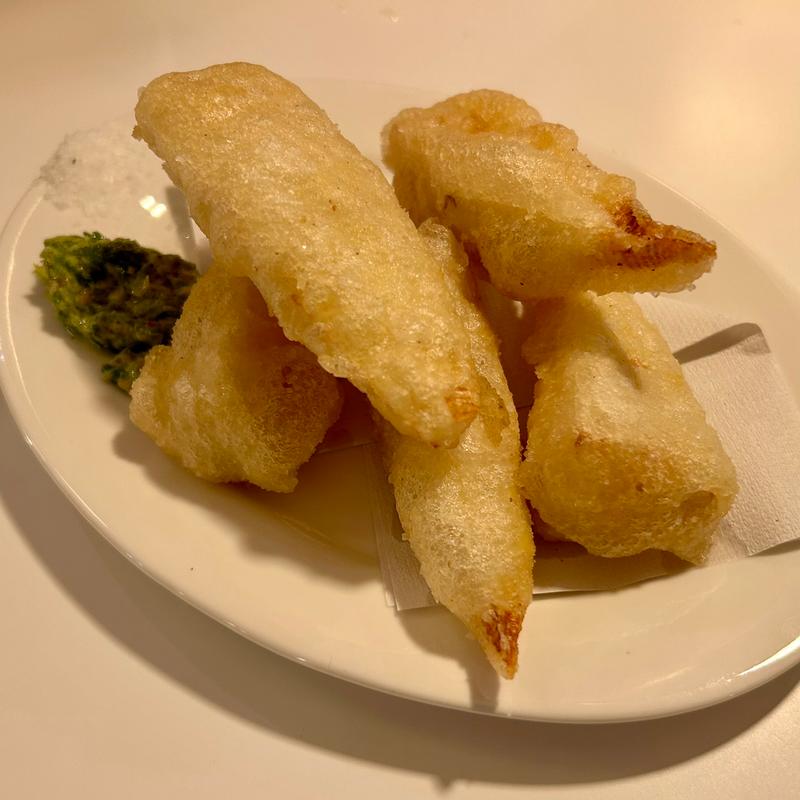 タケノコのフリット(qui)