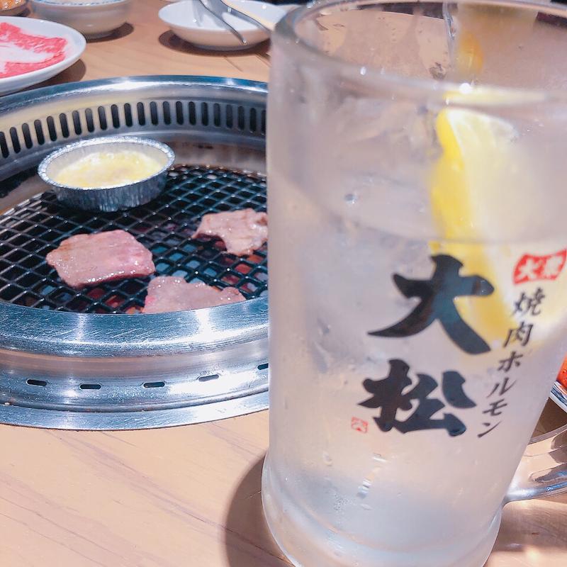 大松レモンサワー大(大衆焼肉ホルモン大松)