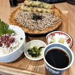 ちく天ざる蕎麦セット(おらが蕎麦 難波駅前店)