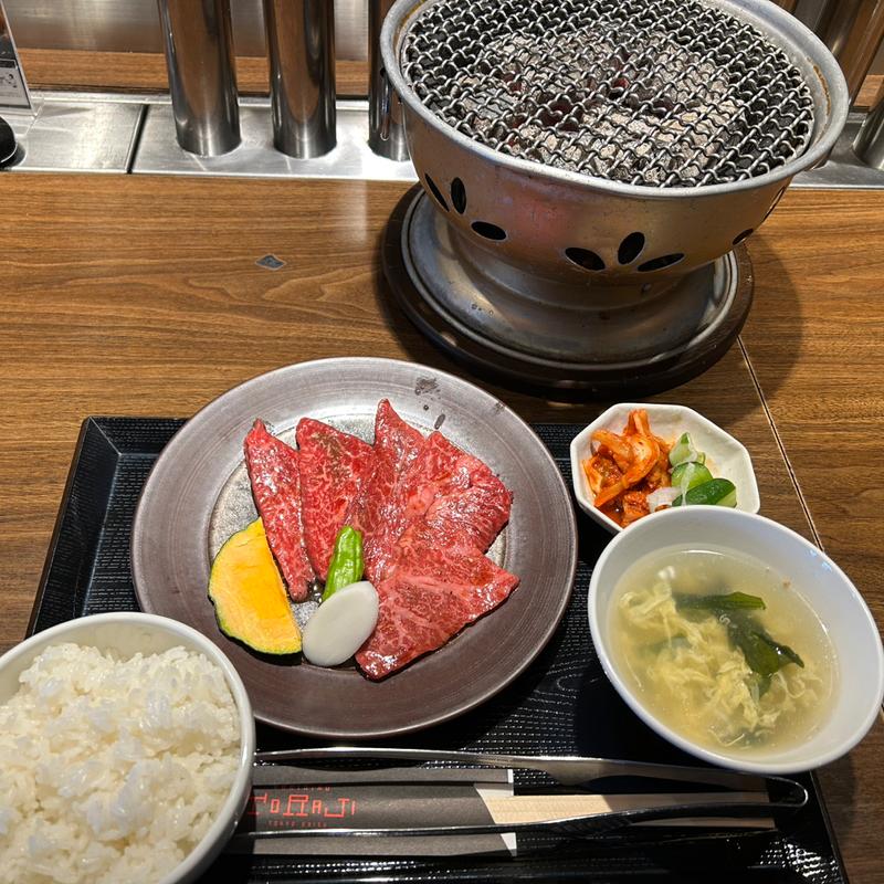 黒毛和牛焼肉御膳(トラジ 晴海トリトン店)
