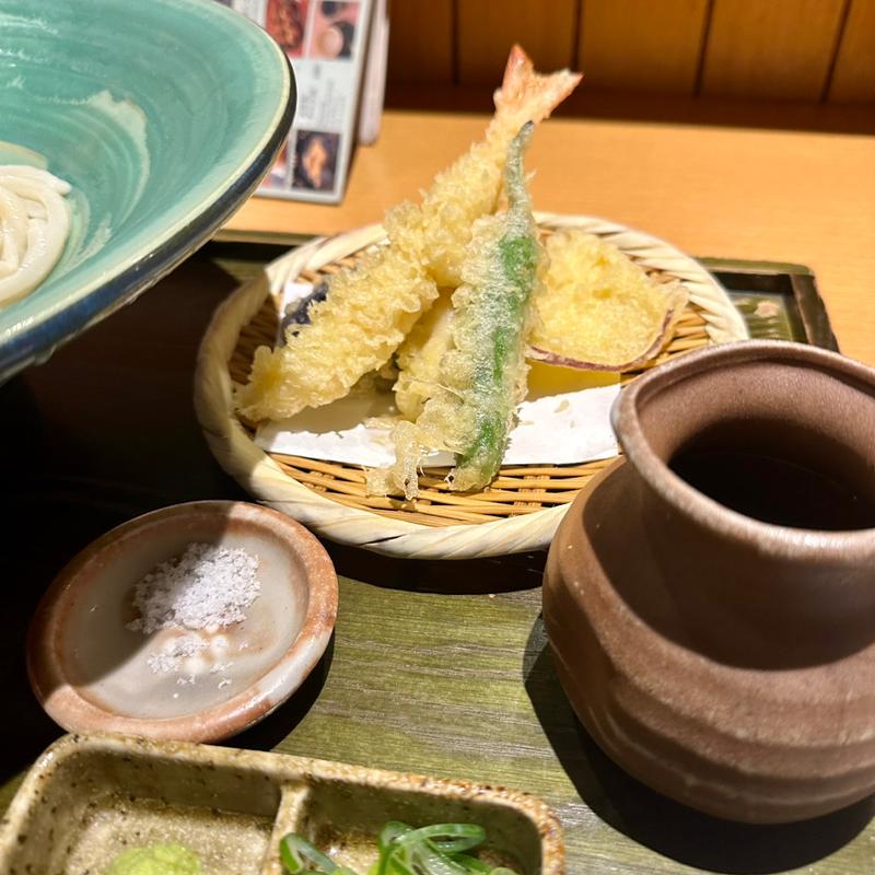 天山かけのおうどん（温・冷）(つるとんたん　六本木店)