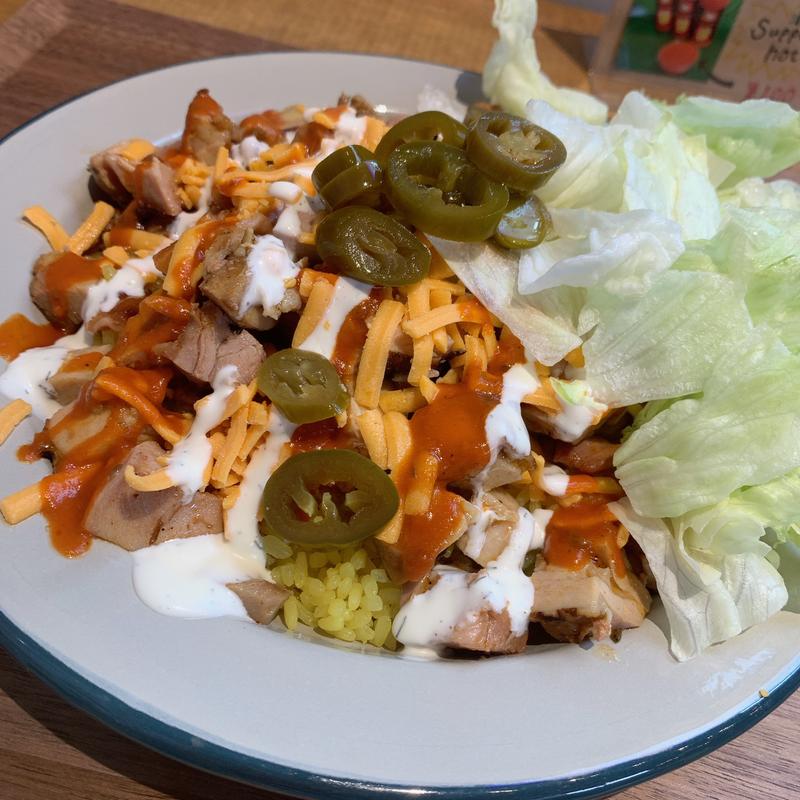 チキンオーバーライス(ペリペリチキン 本店ライカム)