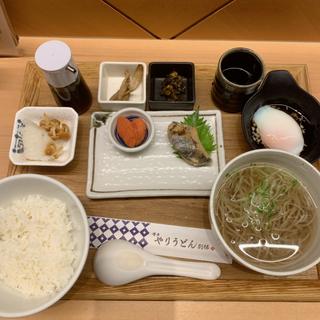朝定食(因幡うどん 福岡空港店)