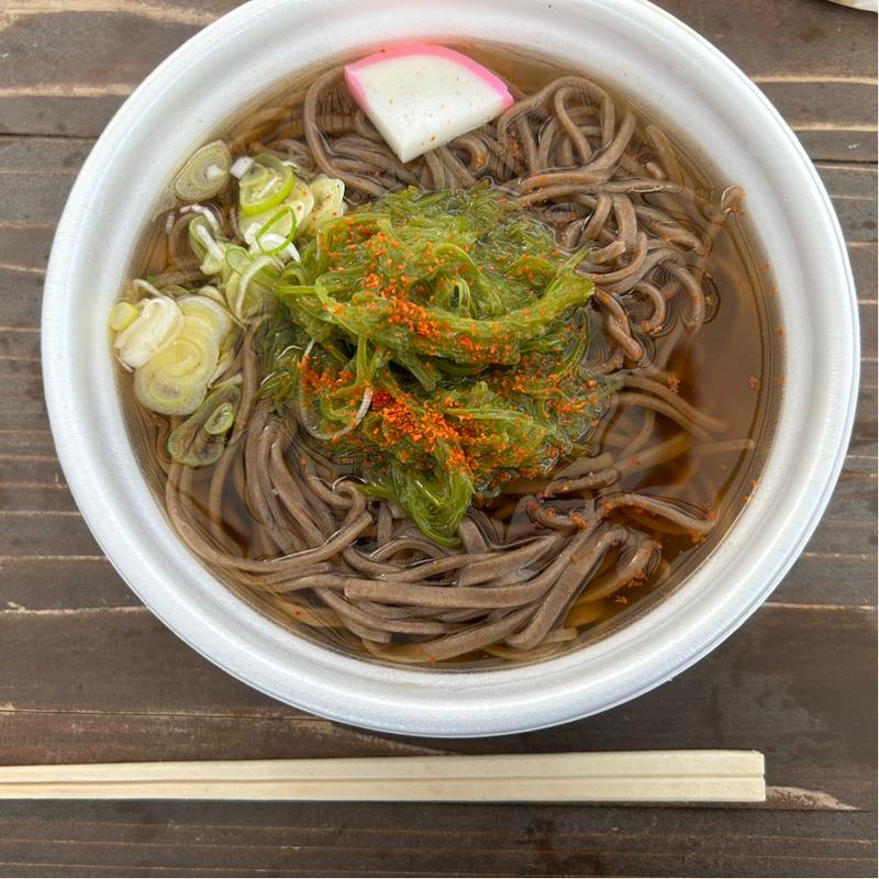 めかぶ蕎麦(はまぎく 道の駅　たろう店 )