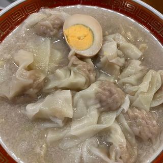 粗挽き肉汁雲呑麺(広州市場 新宿東口店 )
