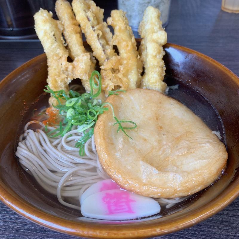 丸天そば　ゴボウ天(資さんうどん 南里店)