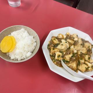麻婆豆腐定食(日中園)