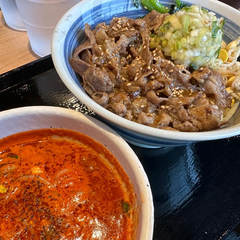 旨塩ねぎカルビ丼(焼きたてのかるび 桑名店)