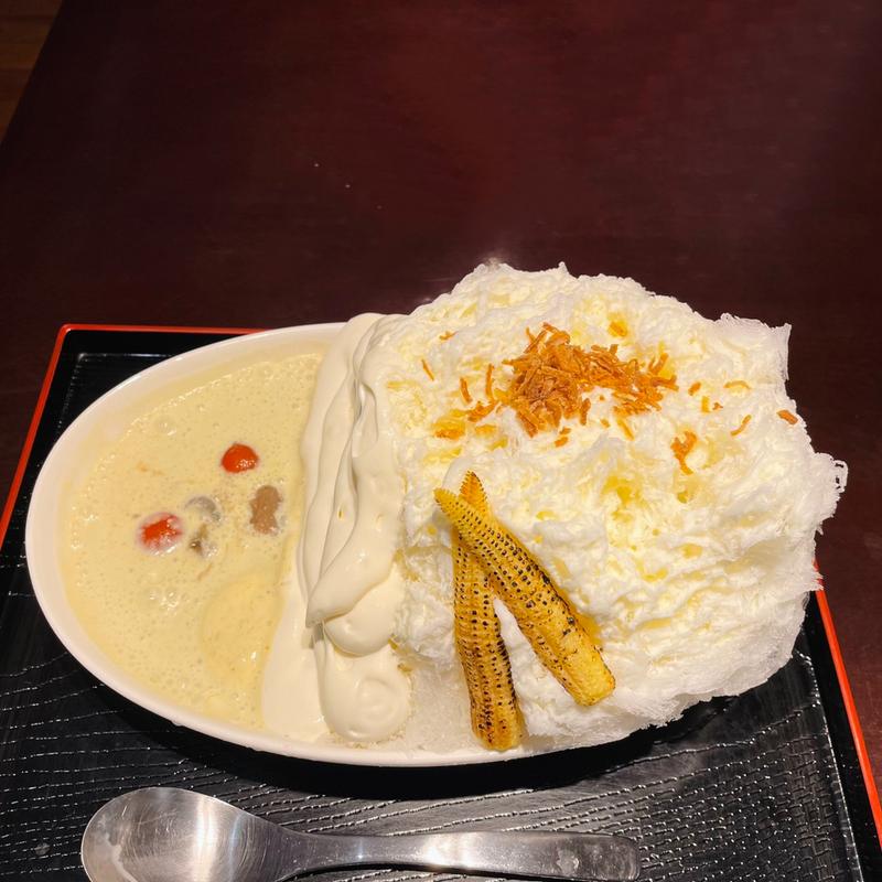 グリーンカレー(かき氷 氷連)