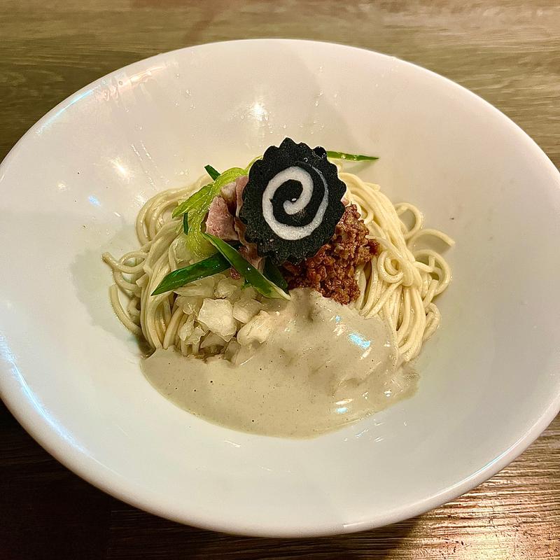 カニ味噌和え玉(ラァメン コハク)