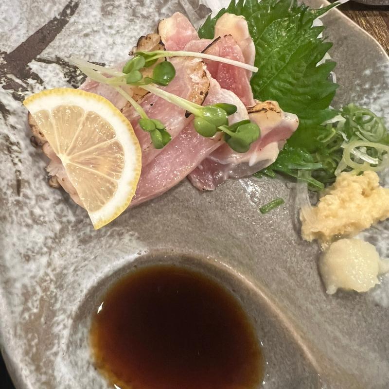 赤鶏のタタキ(からっと亭 加佐店)