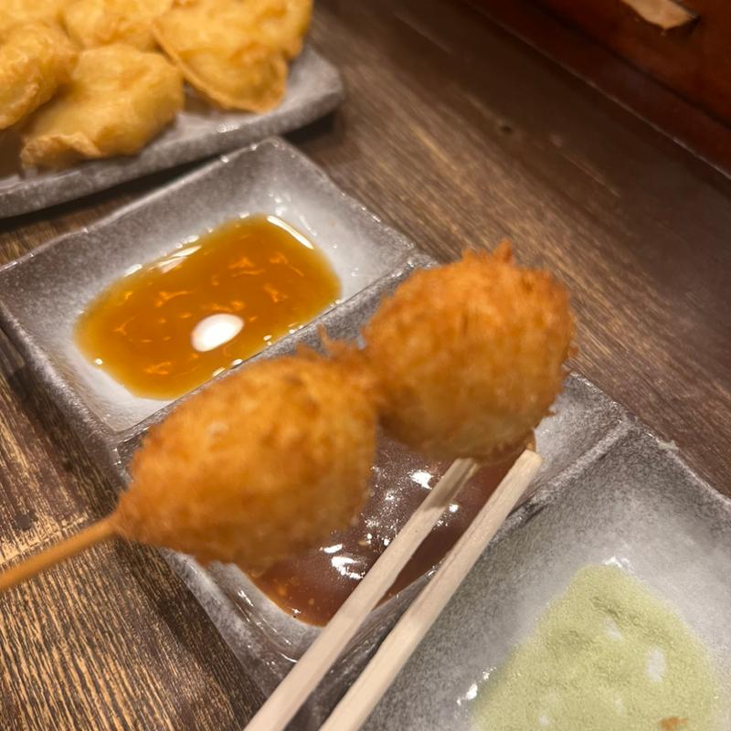 串揚げうずら(からっと亭 加佐店)