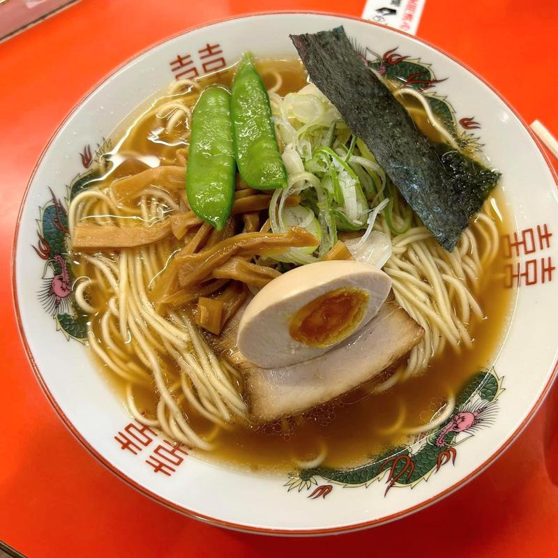朝ラー 細麺(中華そば太平楽泉店)