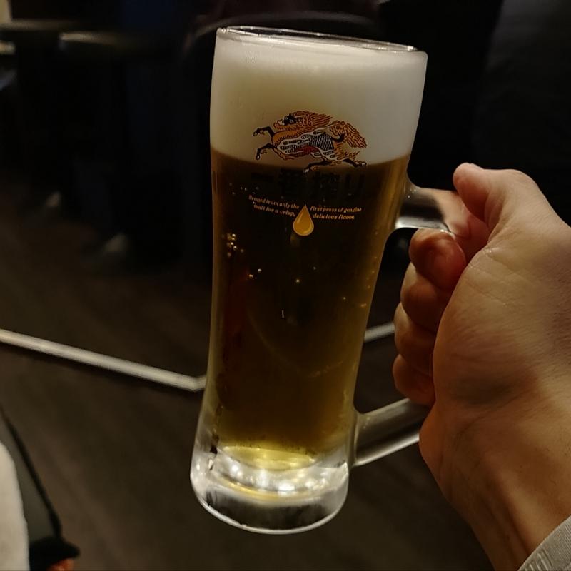 生ビール(大衆酒場テラスヒ)