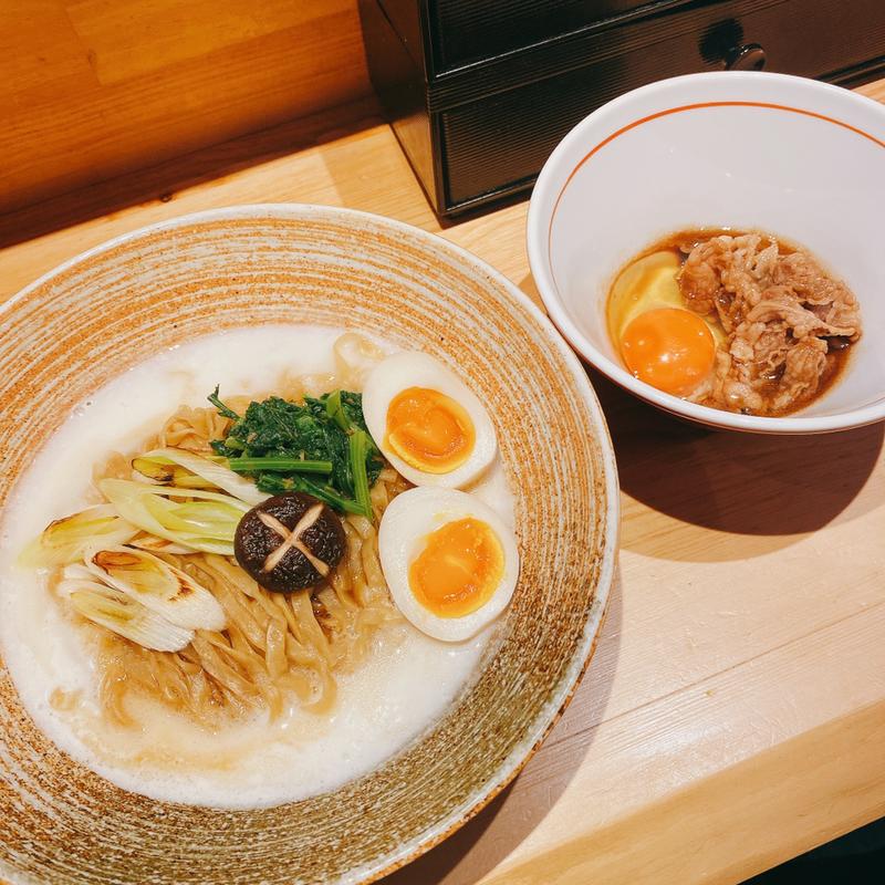 限定肉マシ SUKIYAKIラーメン(日本橋 朱鷺)