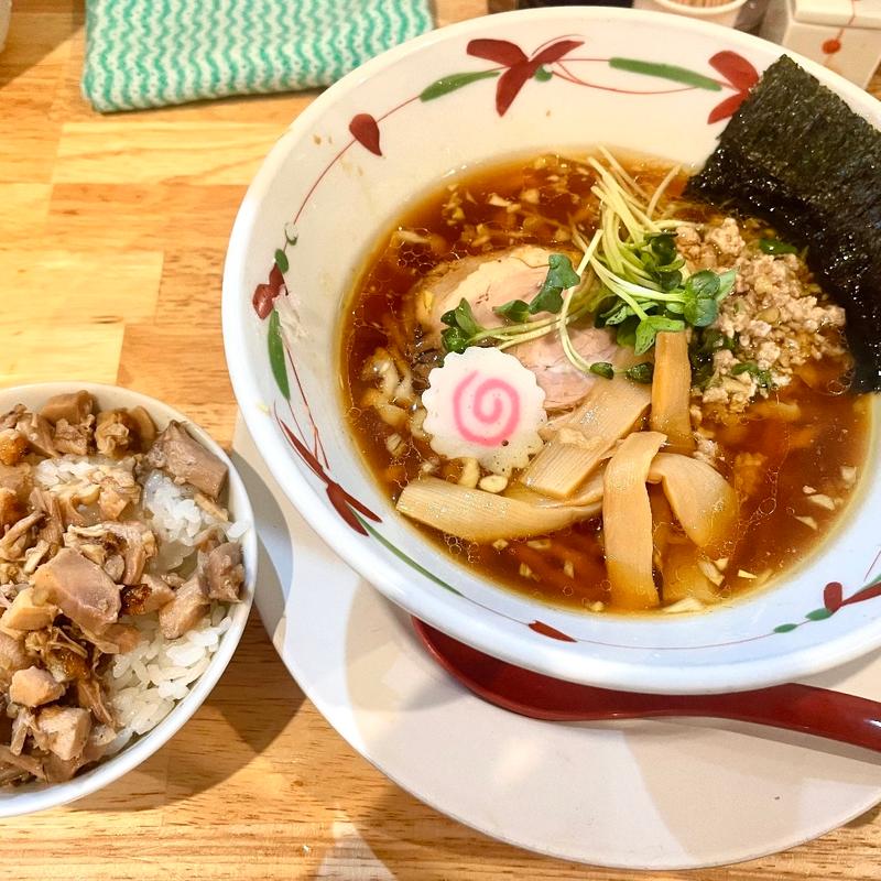 醤油ラーメン＋ランチライス(らーめん天神下大喜)