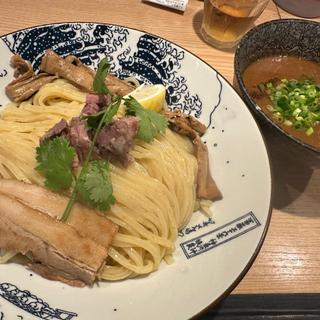 ラム醤油スープつけめん(自家製麺 MENSHO TOKYO)