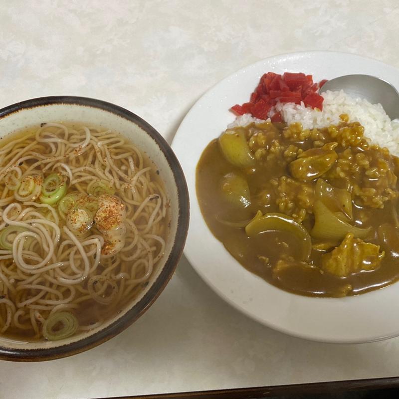 かけそば（単品）カレー（単品）(丸屋ソバ屋 )