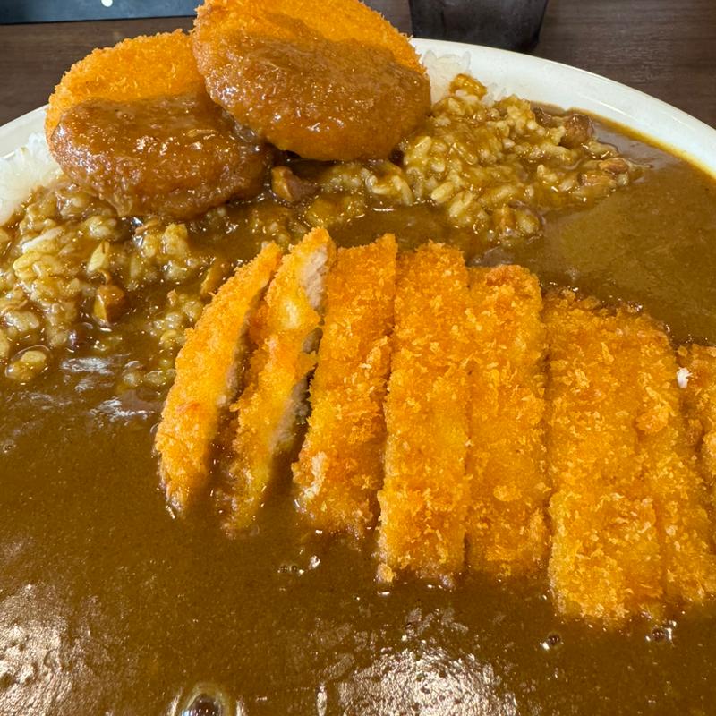 クリコロカレーロースカツトッピング(カレーハウス CoCo壱番屋 茨木宮島店)