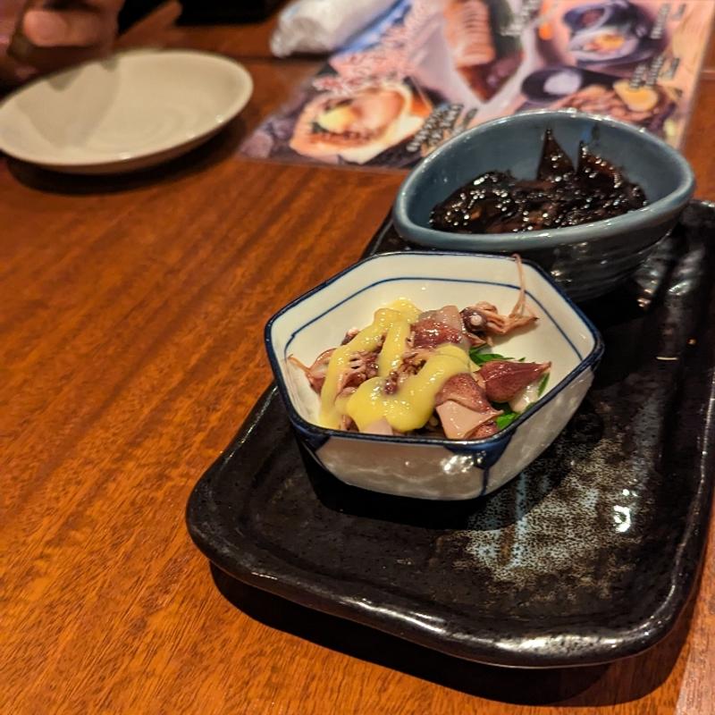 ほたるいか食べ比べ(北の味紀行と地酒 北海道 目黒西口店)