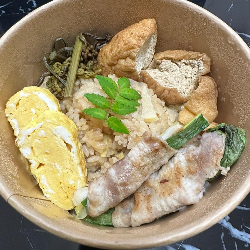 日替わり弁当 筍ご飯(旬菜マルシェ やました)