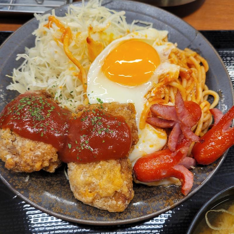 コンソメからあげの洋食盛り定食(からやま 新橋店 )