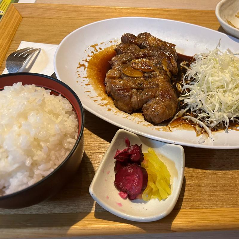 四日市とんてき定食(おふろcafé湯守座)