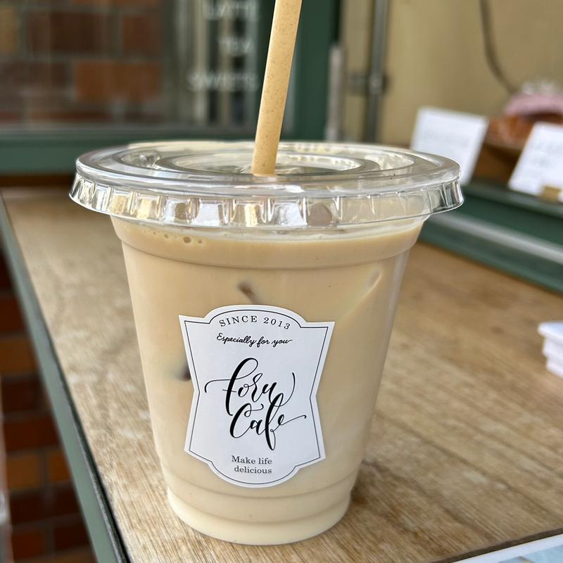 アイスカフェラテ(forucafe 本店 フォルカフェ)