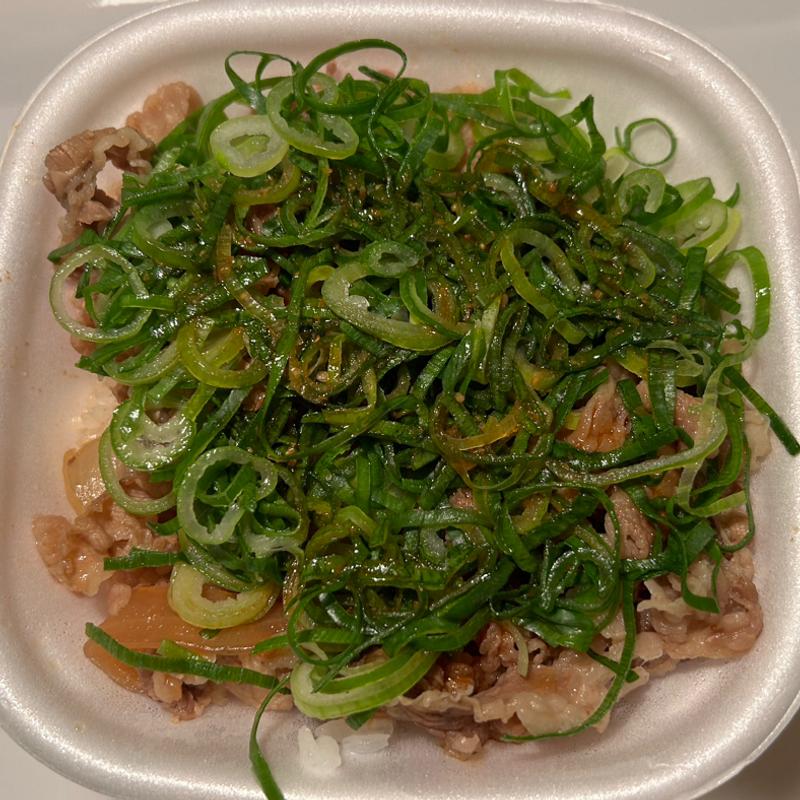 ねぎ玉牛丼(並盛)(すき家 枚方中宮東之町店 )