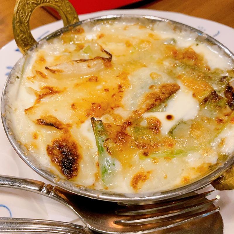 葉玉ねぎのグラタン(ビストロ・アヴリル （BISTRO AVRIL）)