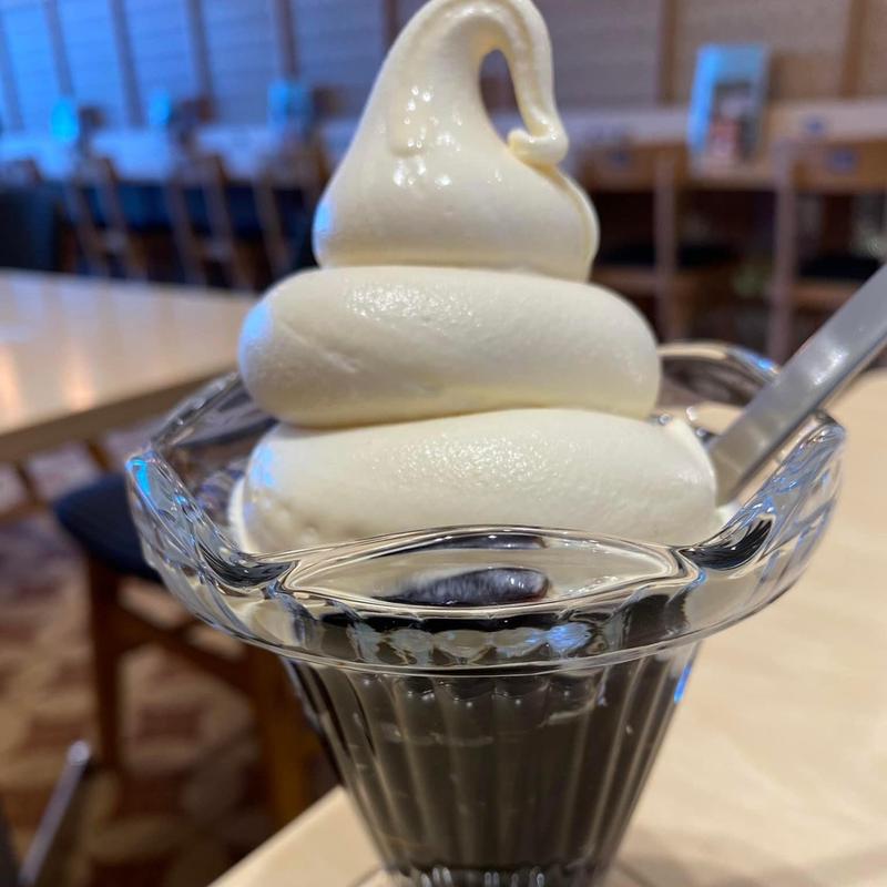 コーヒーゼリーソフト(大江ノ郷自然牧場 HANARE 空港店)