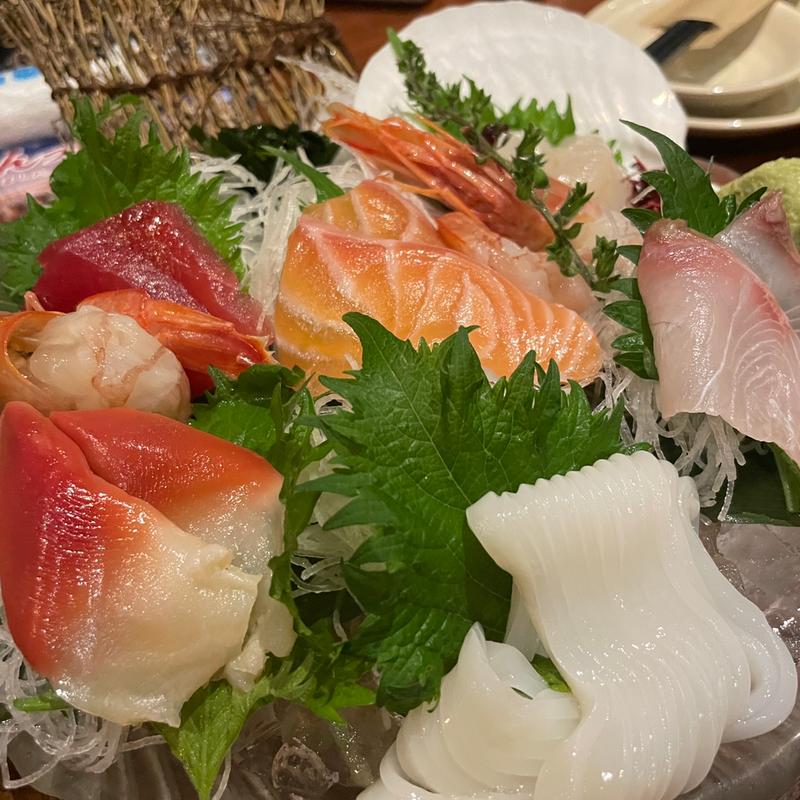 北海道彩り刺身盛り(北の味紀行と地酒 北海道 目黒西口店)