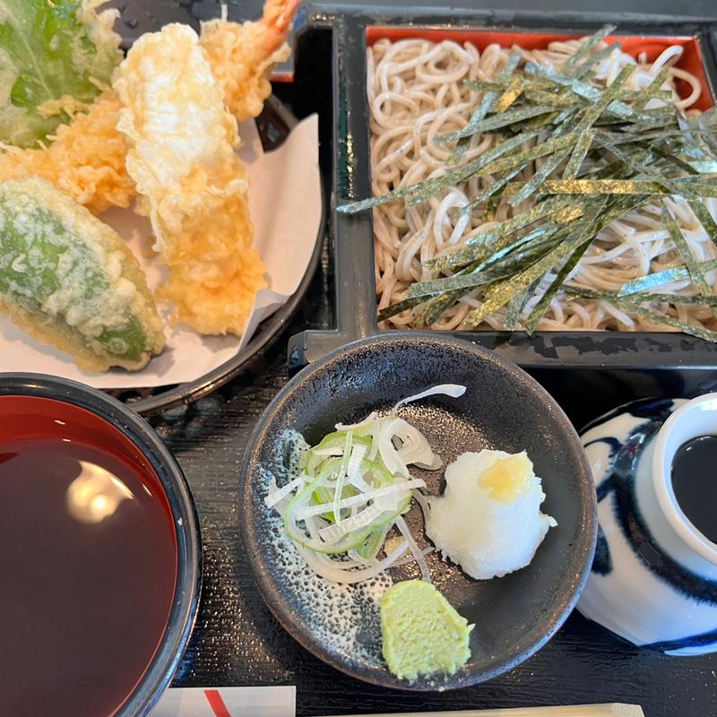 えびかしわ天せいろ(あずみ)