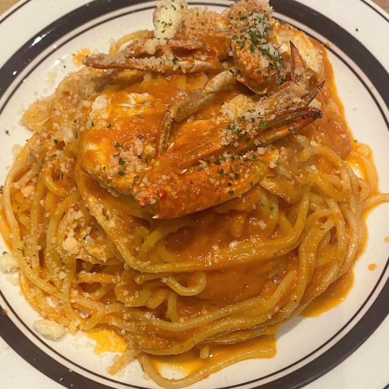 渡蟹のトマトソースパスタ(木村スパゲティ)