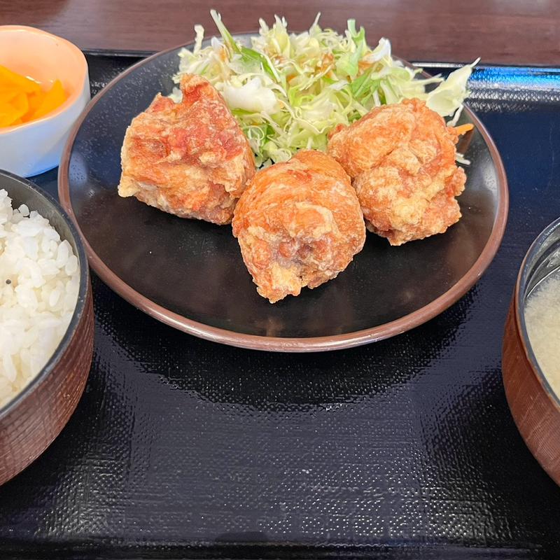 ざんぎ定食(小樽なると屋 余市店 )