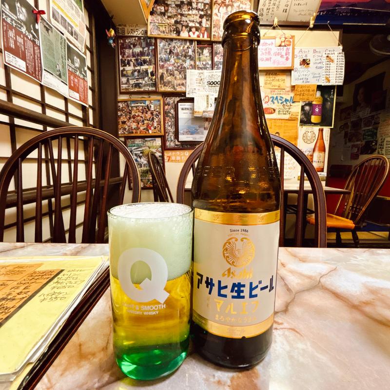 ビール(中)(レストランＱ)