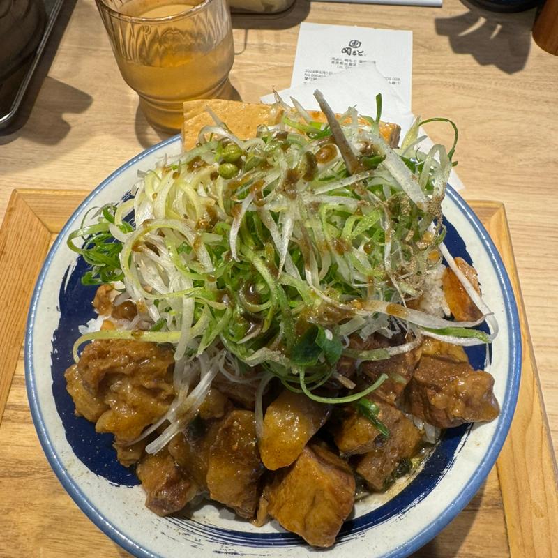 葱山椒肉めし(肉めし岡もと 御徒町店)