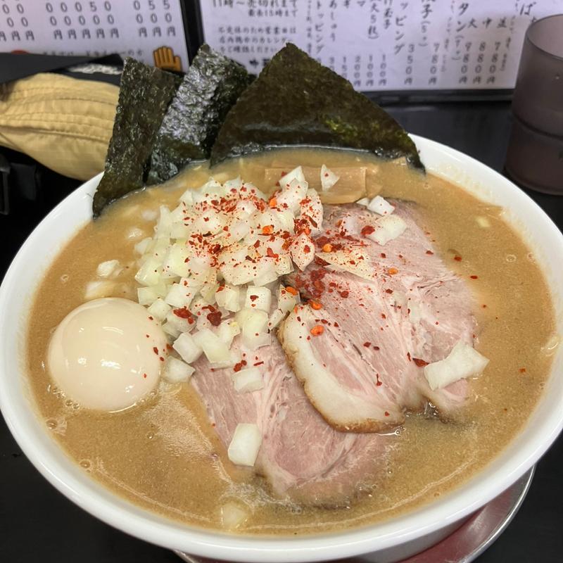 味噌ラーメン特製トッピング(中華そば 亀喜屋 （カメキヤ）)