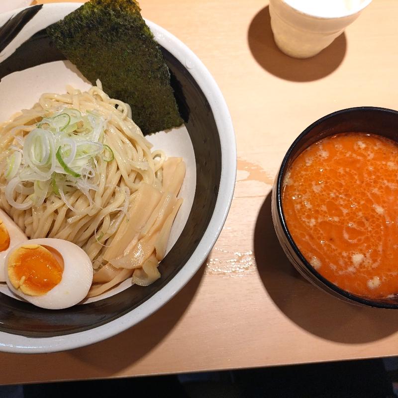 濃厚海老味玉つけ麺(濃厚海老つけ麺ともやま)