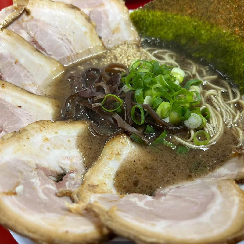 黒マー油チャーシュー麺(まる星商店)
