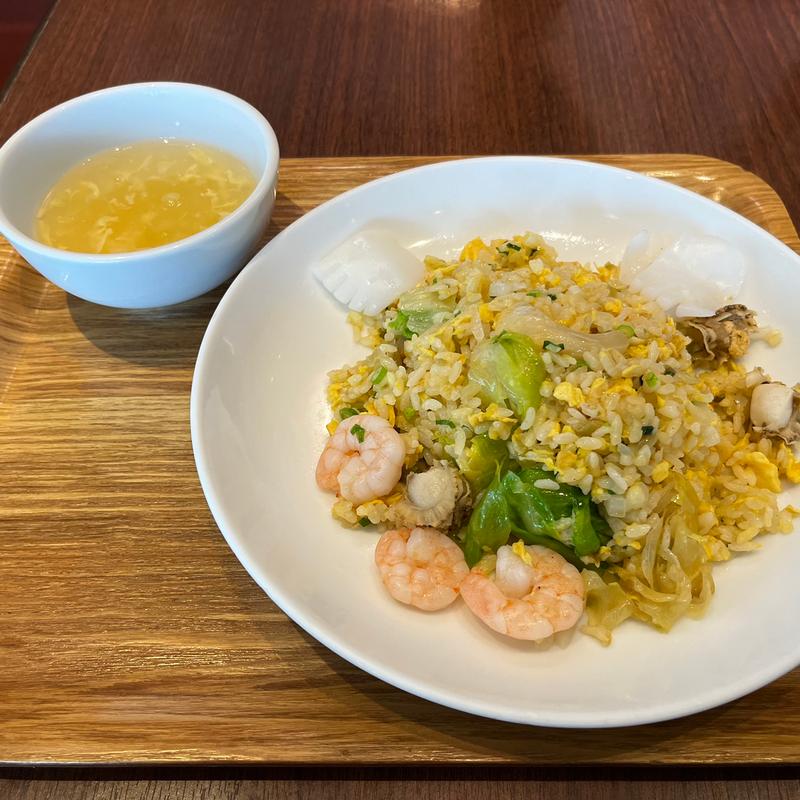 海鮮レタスチャーハン(紅虎餃子房 アウトレットモールあしびなー店)