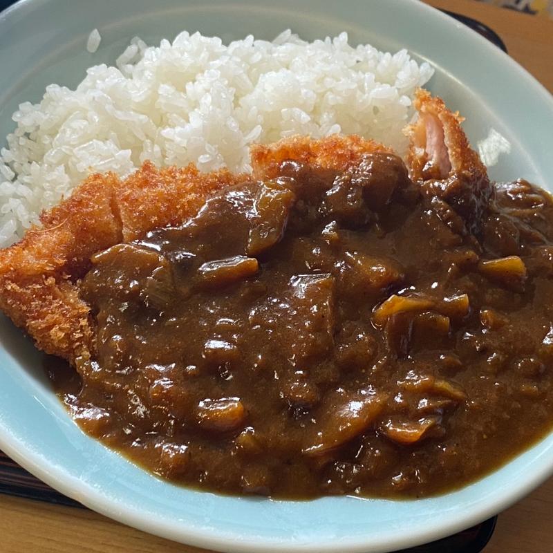 カツカレー丼そばセット(江戸家)