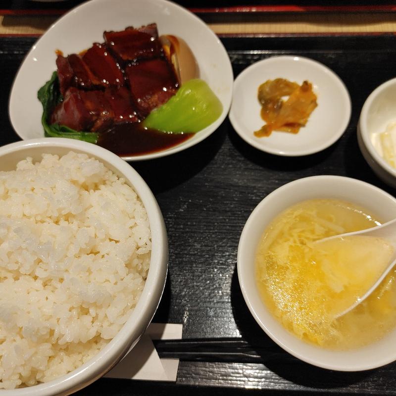 豚の角煮定食(栄華光本店)