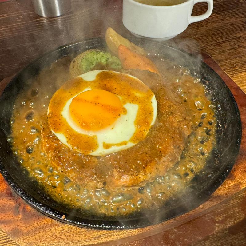 ハンバーグステーキセット(札幌牛亭 南池袋店)