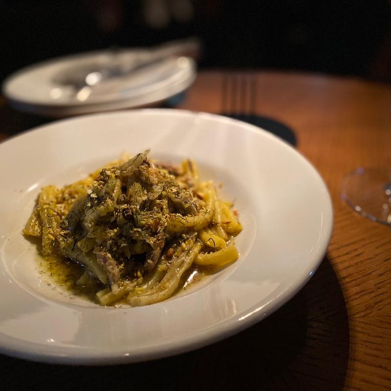 イワシのシチリア風パスタ(Balcony by 6th)