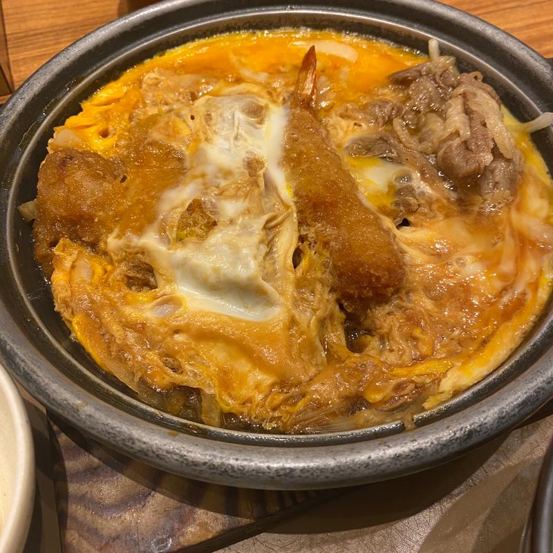 ミックスとじ定食(やよい軒 塩尻広丘店 )